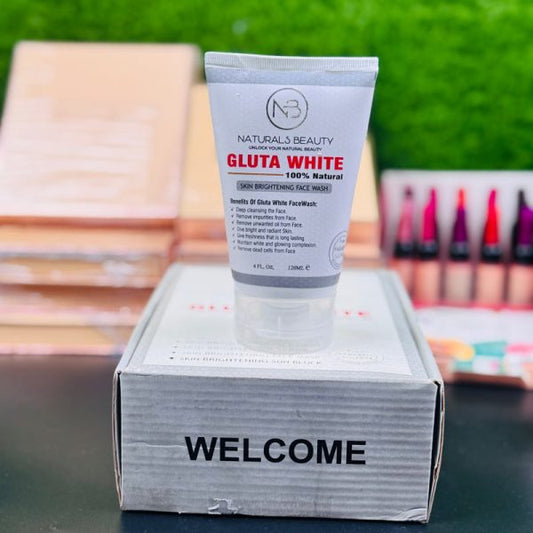 Gluta White Original Skin Brightening Face Wash – Glow Naturally! 120 Ml
